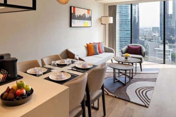 Review Swissôtel Living Jakarta Mega Kuningan, Serviced Apartment Mewah di Jakarta yang Cocok untuk Keluarga
