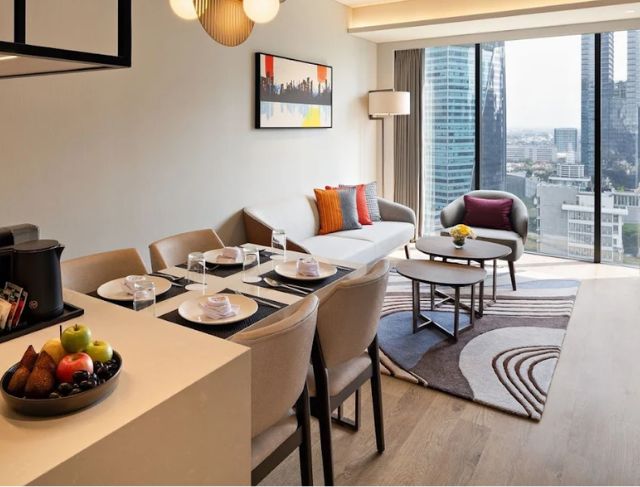 Review Swissôtel Living Jakarta Mega Kuningan, Serviced Apartment Mewah di Jakarta yang Cocok untuk Keluarga